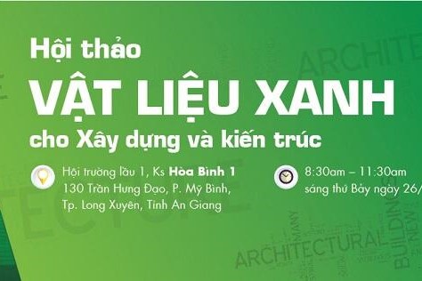 Coffee Talk Long Xuyên “Vật Liệu Xanh - Tấm Calcium Silicate DURAflex & Tấm vân gỗ DURAwood”