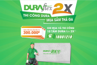 DANH SÁCH THẦU THỢ THI CÔNG TẤM XI MĂNG DURAflex 2X NHẬN 300K