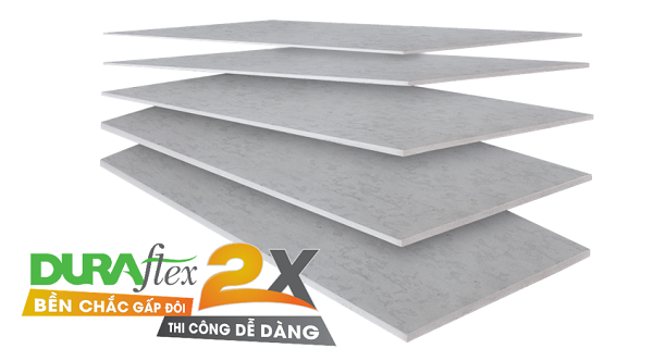 Tấm DURAflex vật liệu xây dựng nhà phố thép tiền chế