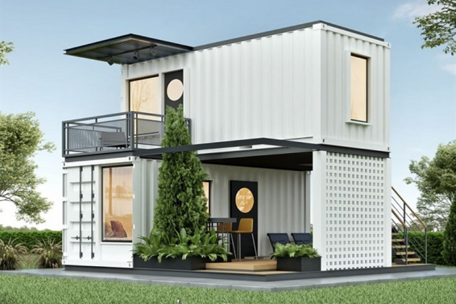 Mẫu nhà container giá rẻ, tiện nghi cho vùng nông thôn