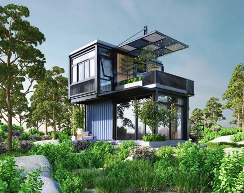 Mẫu nhà container homestay phổ biến