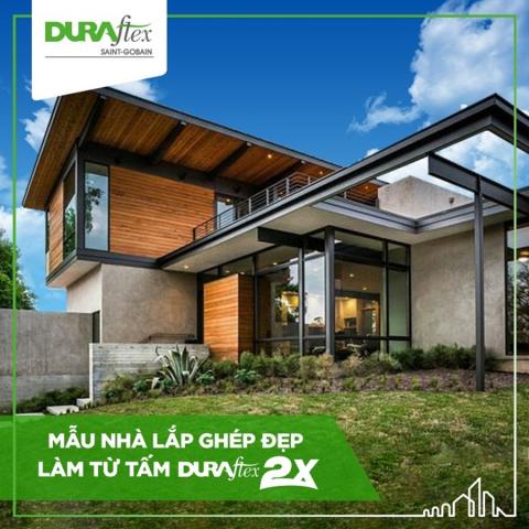 DURAflex được xem là sản phẩm đi đầu trong vật liệu làm sàn cho nhà lắp ghép